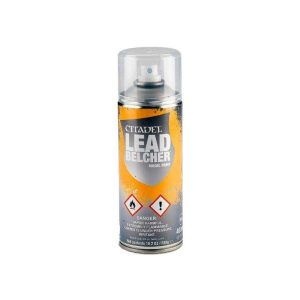 Vopsea Spray Miniaturi Citadel Leadbelcher Argintiu 400ml