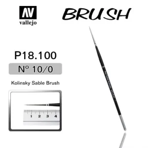 Pensula Vallejo  Kolinsky Sable Brush No.10/0