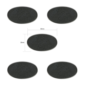Set 5 Baze Miniaturi Citadel, 60x35mm Oval Bases