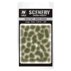 Vallejo Scenery Wild Tuft - Mixed Green 6 mm