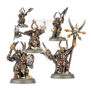 Pachet 5 Miniaturi Wh, Games Workshop, Chaos Chosen Commands