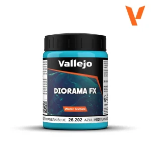 Diorama FX Vallejo Water Texture Mediterranean Blue 200ml