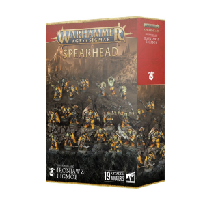 Miniaturi Spearhead Orruk Warclans Ironjawz Bigmob