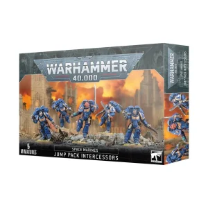 Miniaturi Space Marines Assault Intercessors with Jump Packs