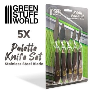 Set Green Stuff World Palette knife tools 5pcs/set