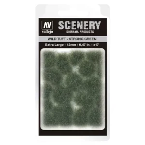 Vallejo Scenery Wild Tuft - Strong Green 12 mm